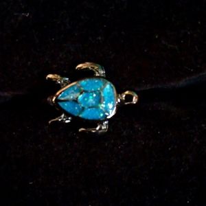 fashion fire opal turtle ring   #86